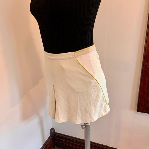 VTG 90 2000s y2k PRADA Skirt Tennis Golf Activewear Mini Pleated Logo Fitness - Picture 11 of 16